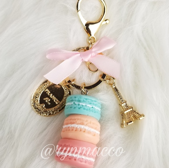 Accessories - 3 Tiered French Macaron Eiffel Keychain